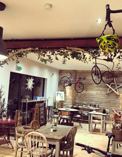 inside the rusty bike cafe